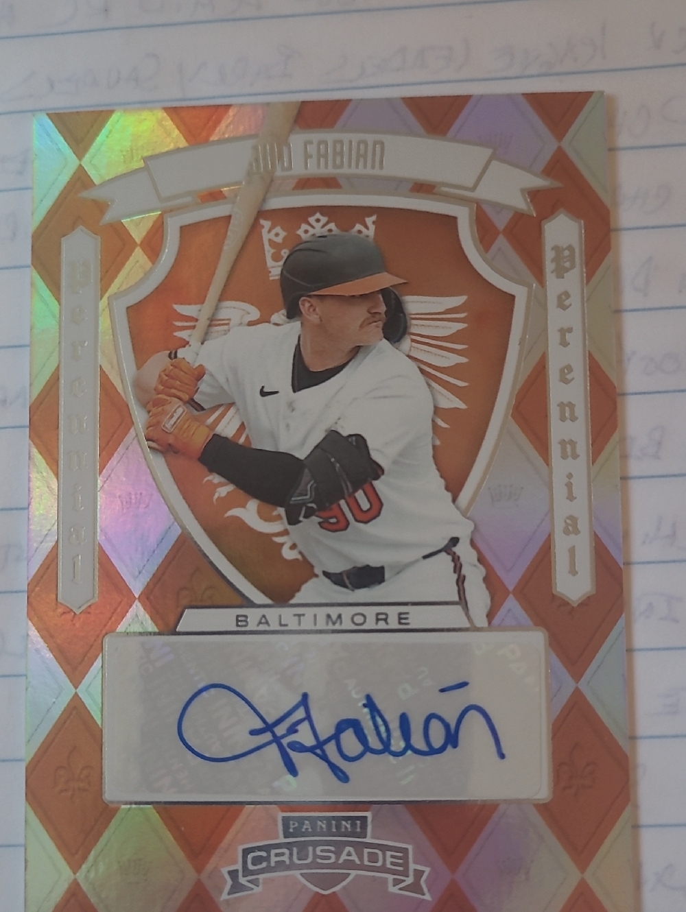 2025 Crusade Perennial Autograph Jud Fabian